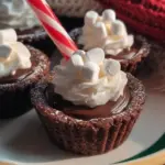 Hot Chocolate Brownie Cups