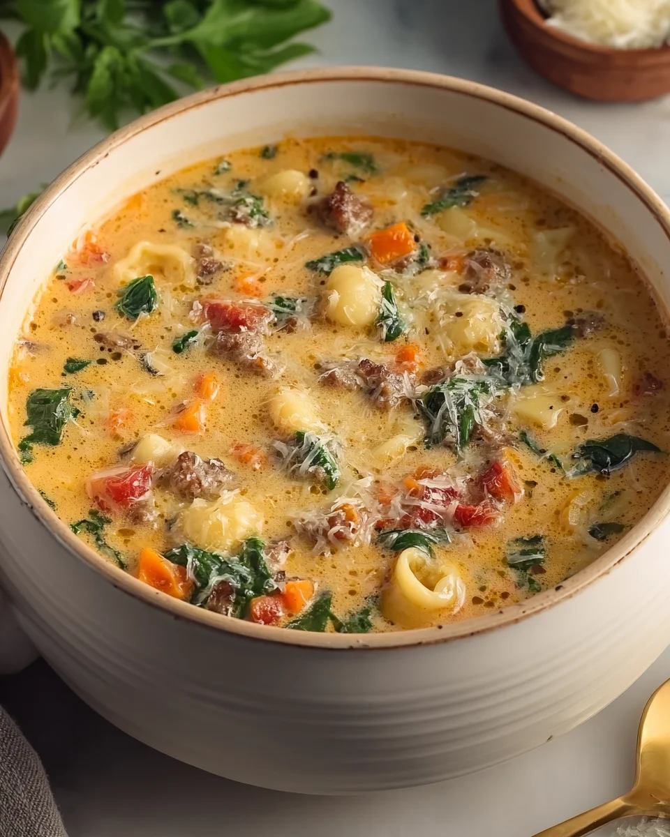 Italian Sausage Pasta Soup