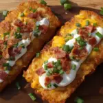 Loaded Hashbrown patties