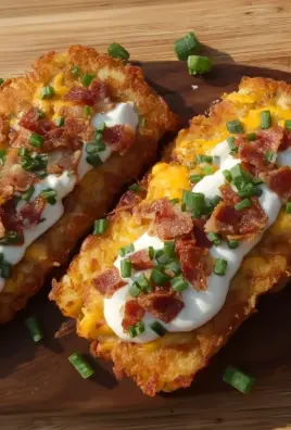 Loaded Hashbrown patties