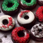 Mini Double Chocolate Cake Donuts
