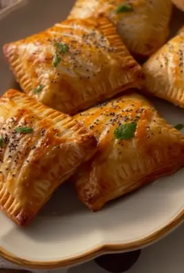 Puff Pastry Cheesesteak Hot Pockets