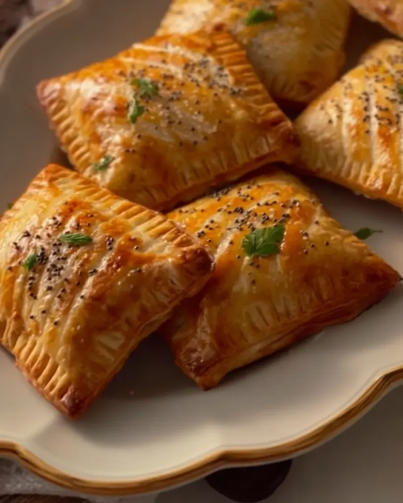 Puff Pastry Cheesesteak Hot Pockets