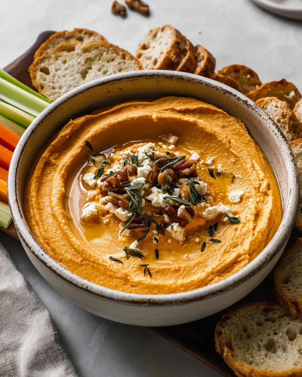Pumpkin Whipped Feta Dip