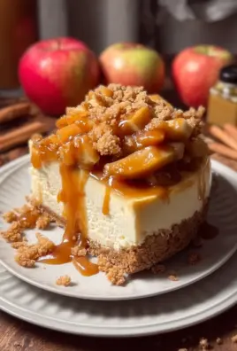 Salted Caramel Apple Pie Cheesecake