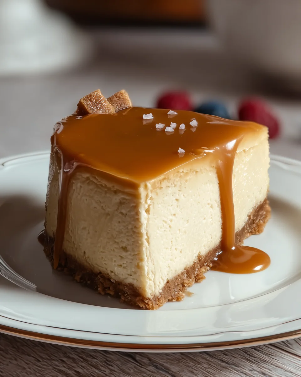 Salted Caramel Cheesecake - The Ultimate Tempting Delight