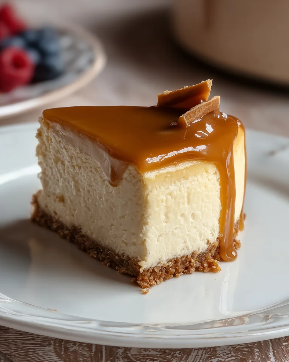 Salted Caramel Cheesecake Salted