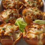 Spicy Chicken Buns with Cheese Onion