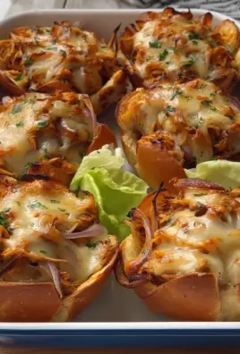 Spicy Chicken Buns with Cheese Onion