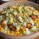 Street Corn Chicken Rice Bowl