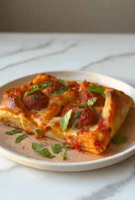 Upside Down Meatball Puff Pastry