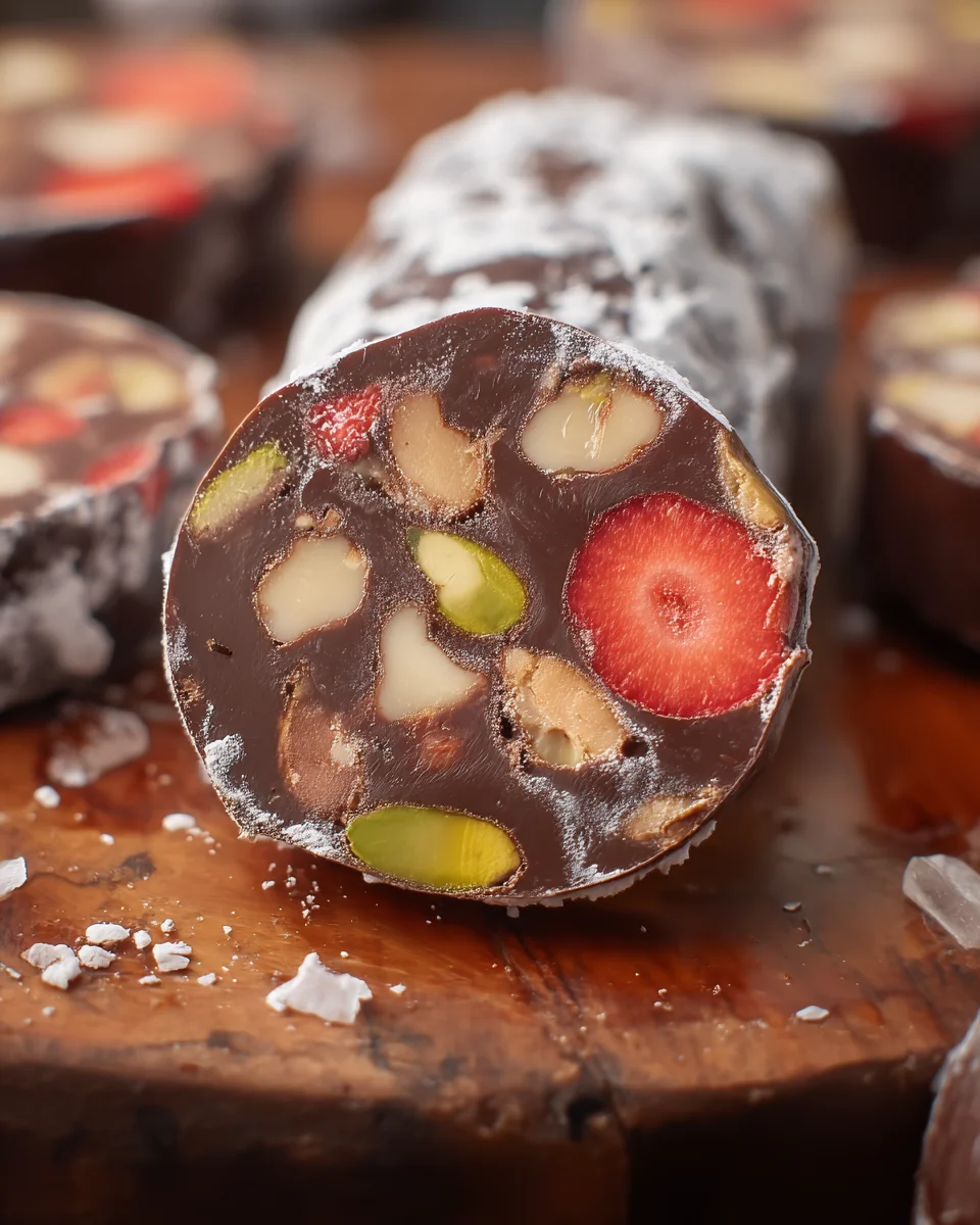 Vegan Chocolate Salami Vegan