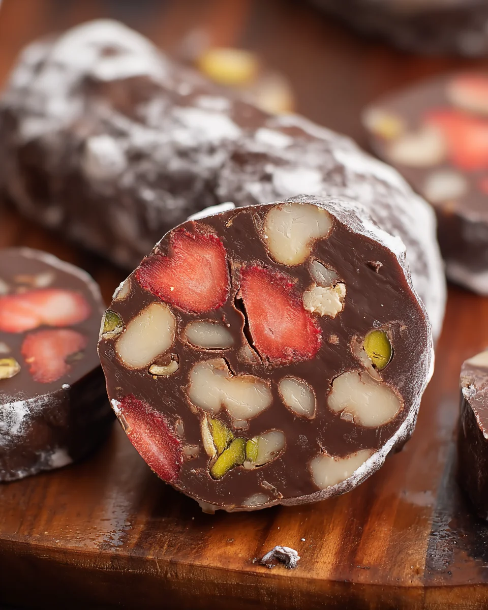 Vegan Chocolate Salami Vegan