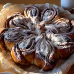 cinnamon roll pull apart snowflake