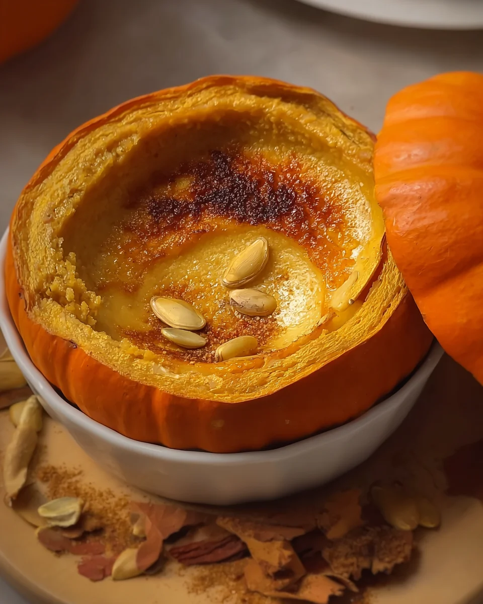pumpkin crème brûlée pumpkin
