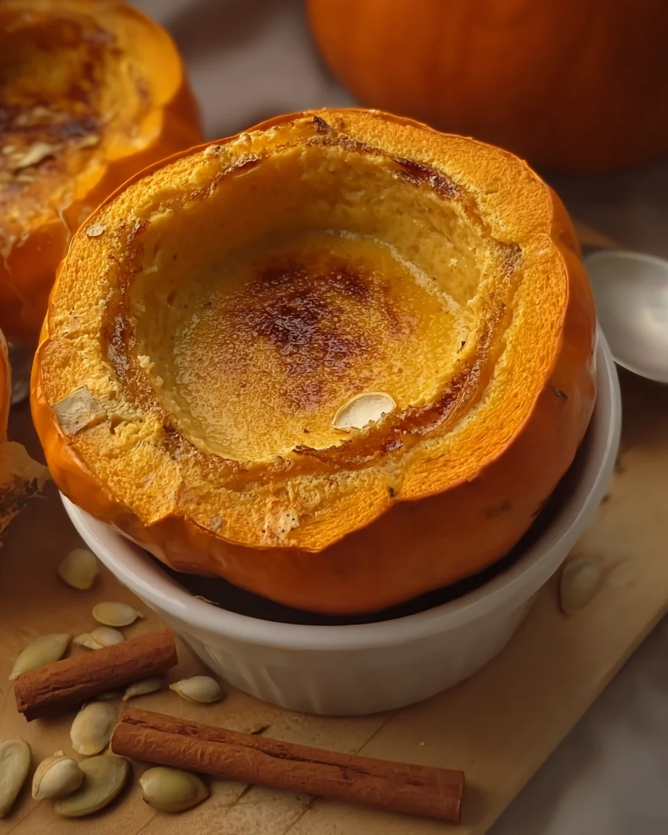 pumpkin crème brûlée pumpkin