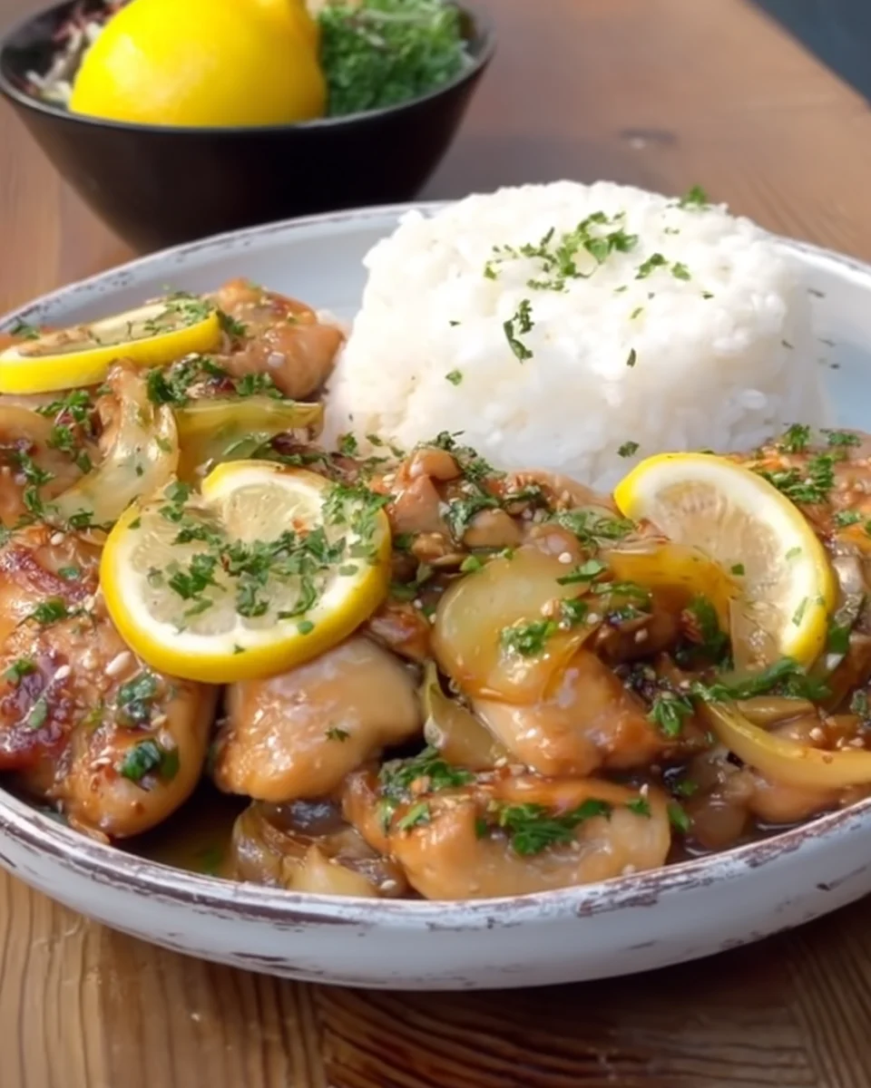 20-Minute Lemon Garlic Chicken 20-Minute