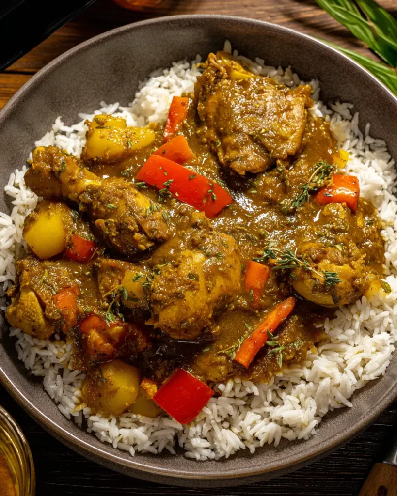 Authentic Jamaican Curry Chicken