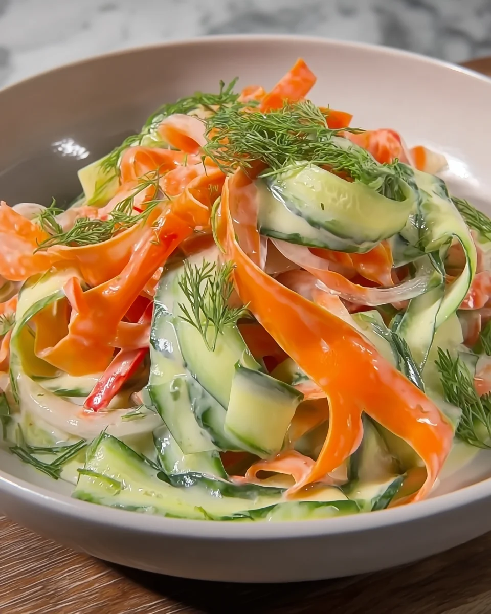 Carrot & Cucumber Salad Carrot