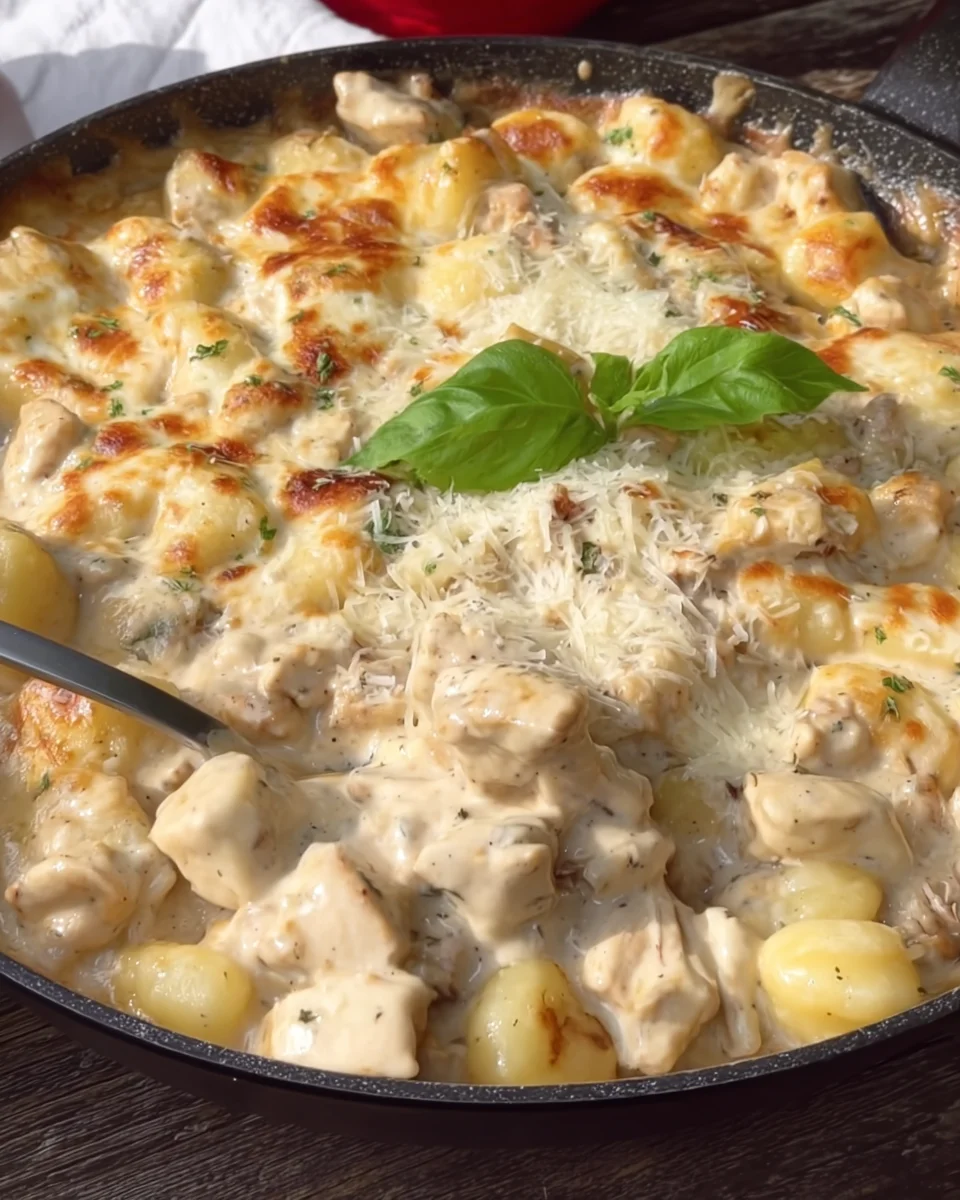Chicken Alfredo Gnocchi Chicken