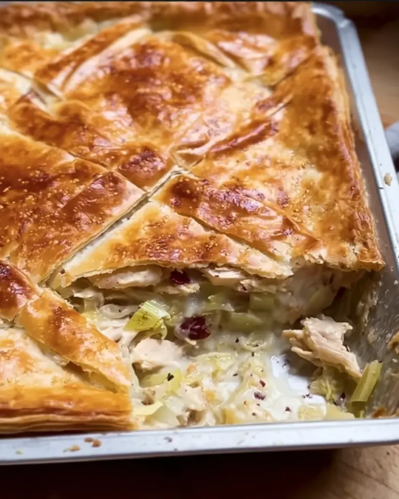Chicken and Leek pie