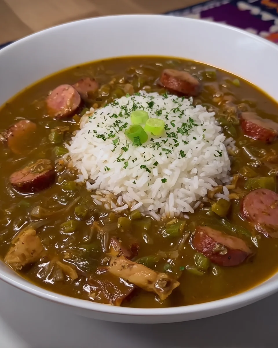 Chicken and Sausage Gumbo Chicken