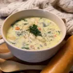 Chicken gnocchi soup