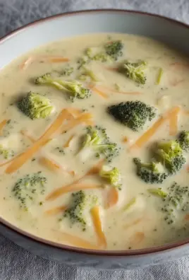 Creamy Broccoli Cheddar Soup