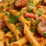 Creamy Cajun Sausage Pasta
