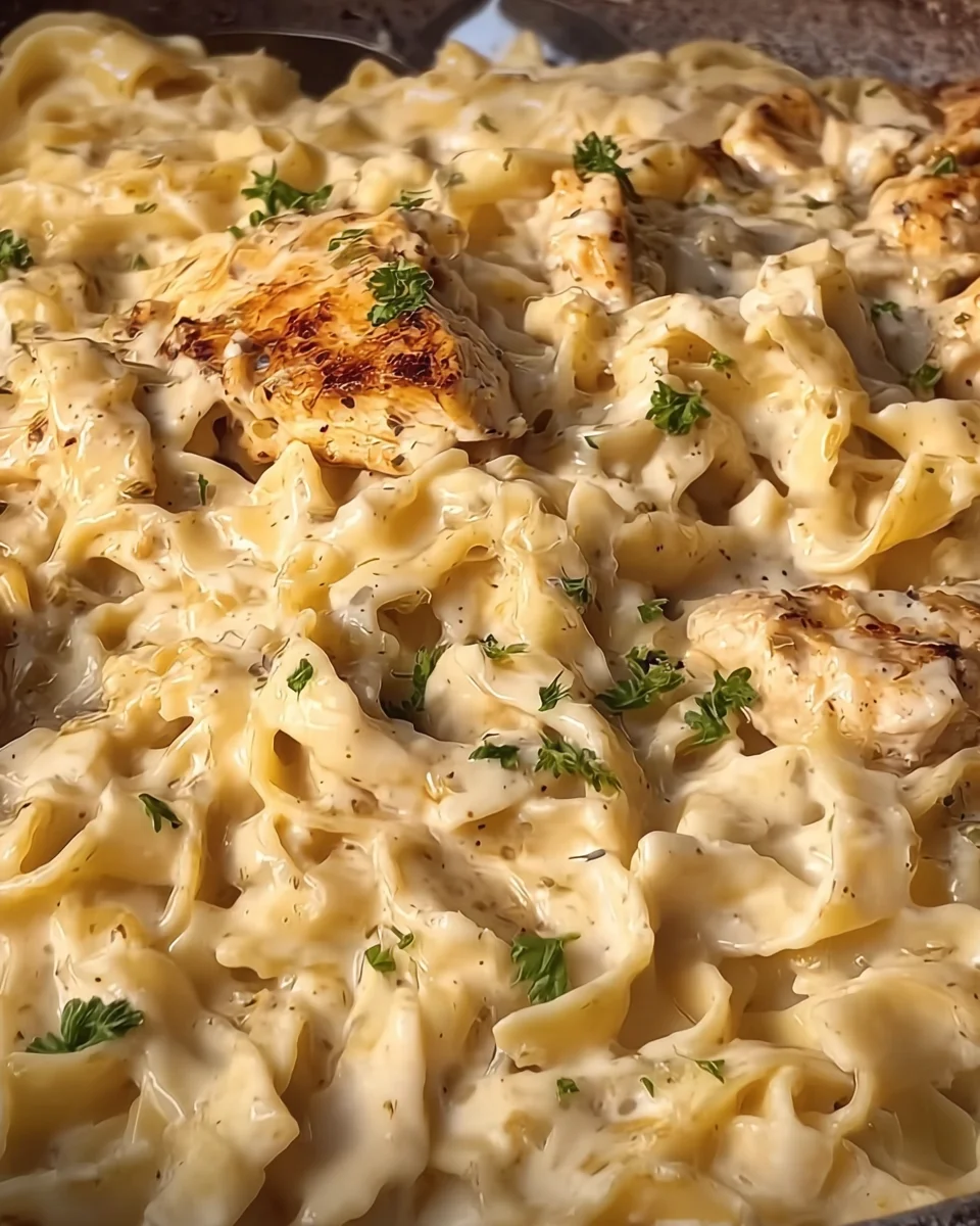 Creamy Chicken Garlic Parmesan Pasta Creamy