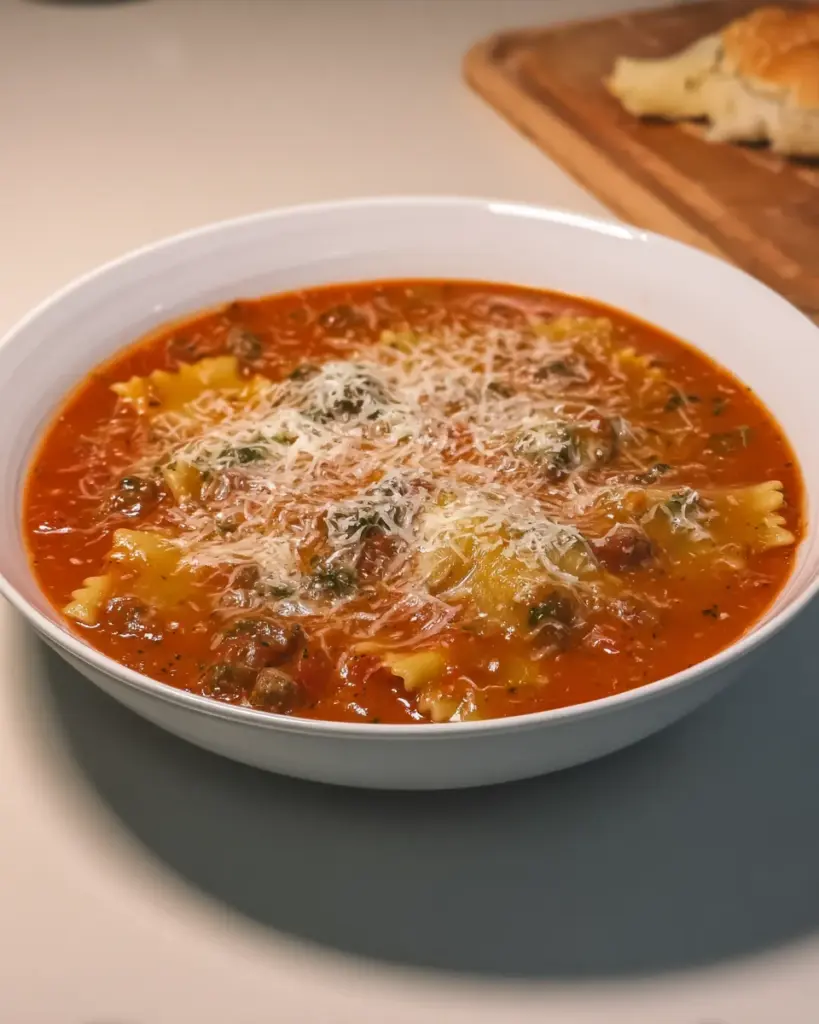 Creamy Lasagna Soup
