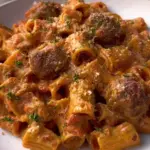 Creamy Meatball Pasta