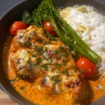 Creamy Red Pesto Oven Baked Chicken