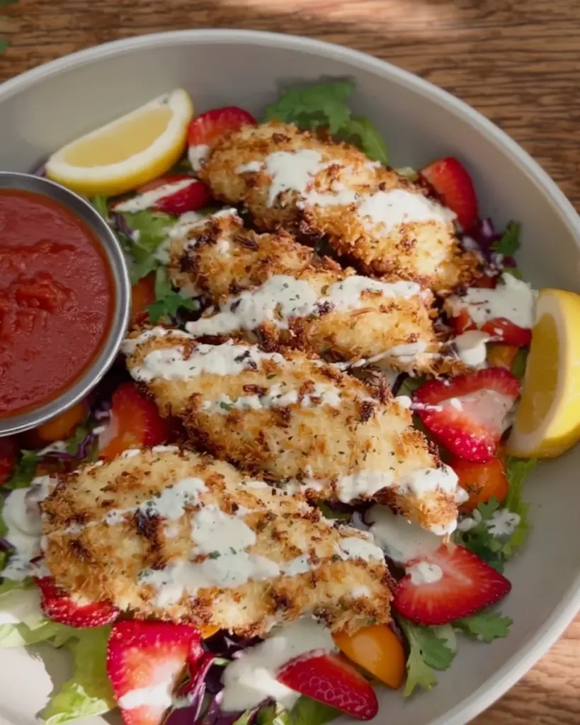 Crispy Parmesan Chicken Tenders