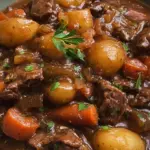 Dutch Oven French Onion Beef Stew