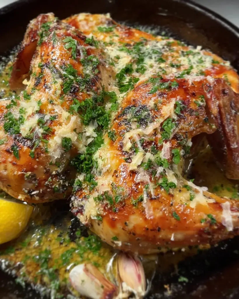 GARLIC PARMESAN ROAST CHICKEN