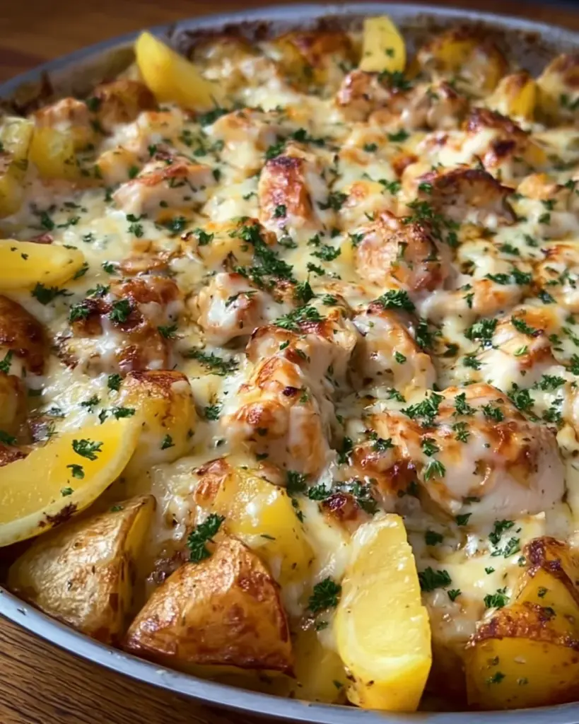 Garlic-infused Chicken and Potatoes