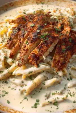 Grilled Chicken Alfredo Pasta