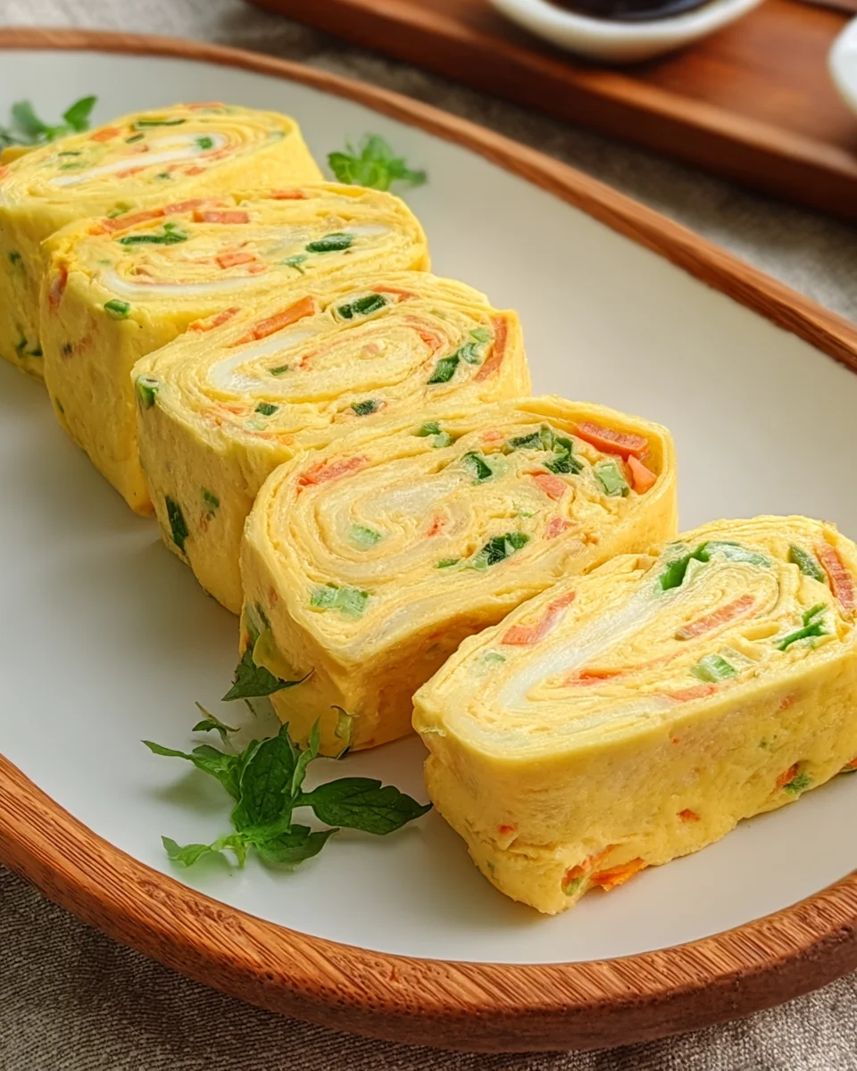 Gyeran Mari (Korean Rolled Omelette)