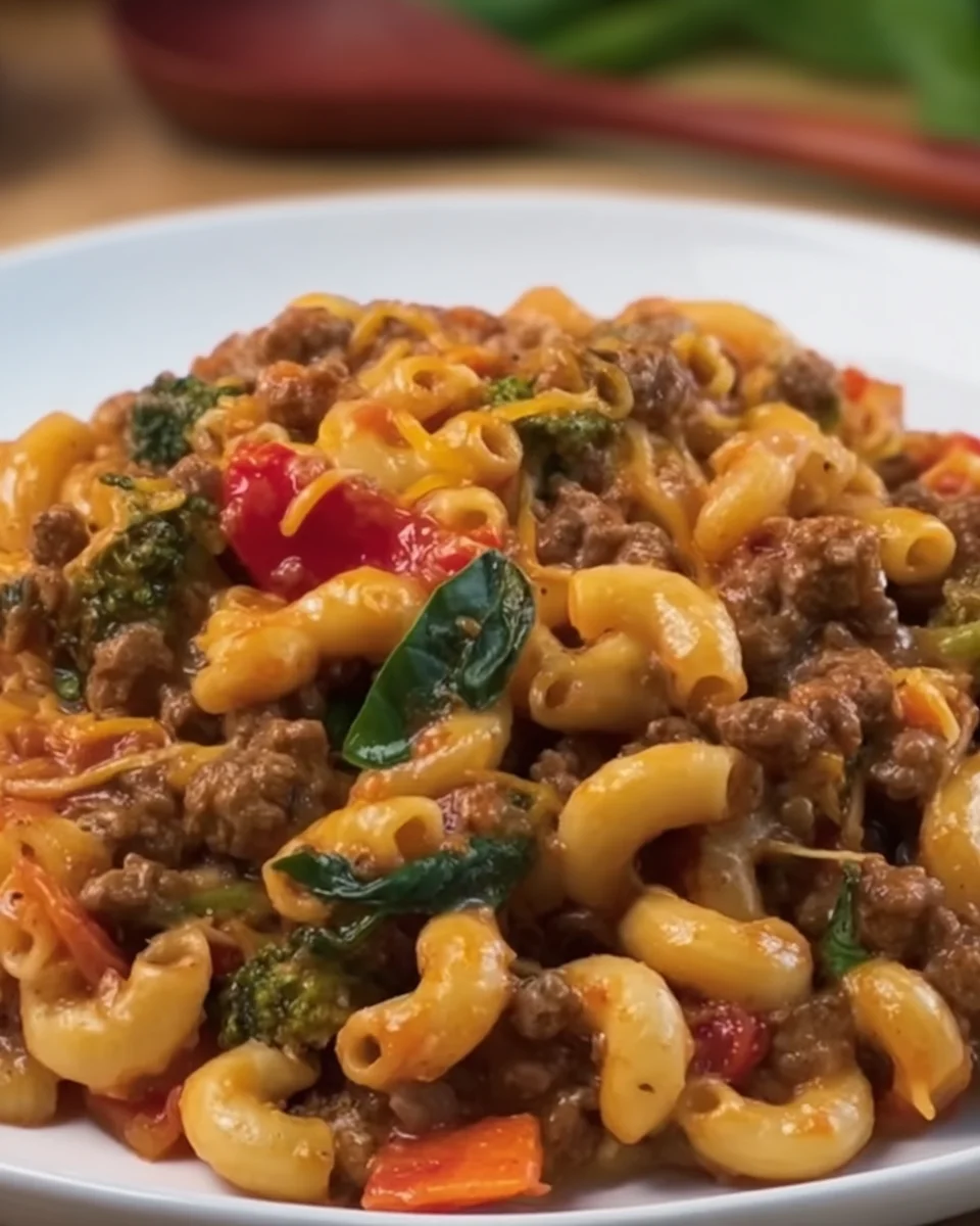 Healthy Mac and Beef Healthy