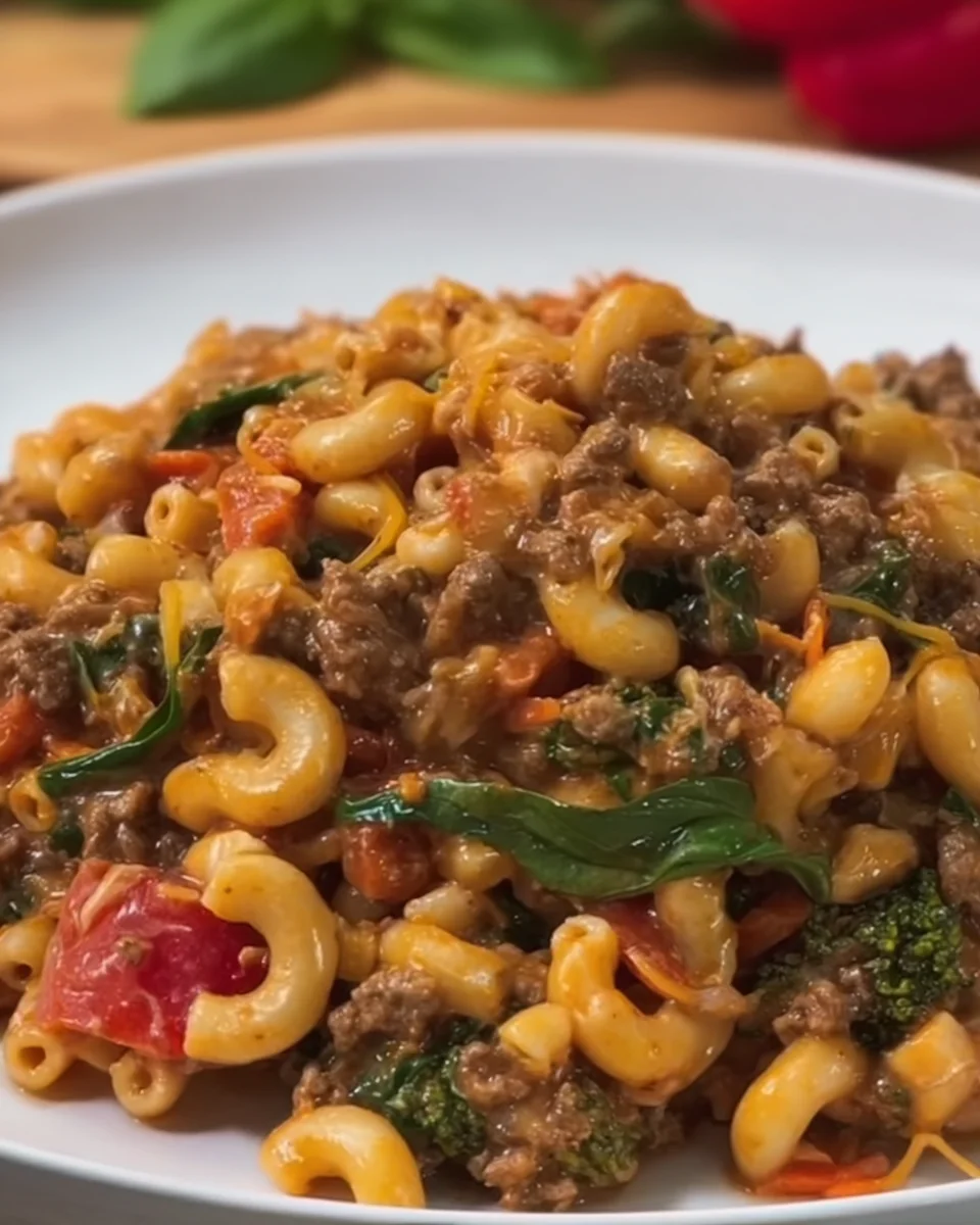 Healthy Mac and Beef Healthy