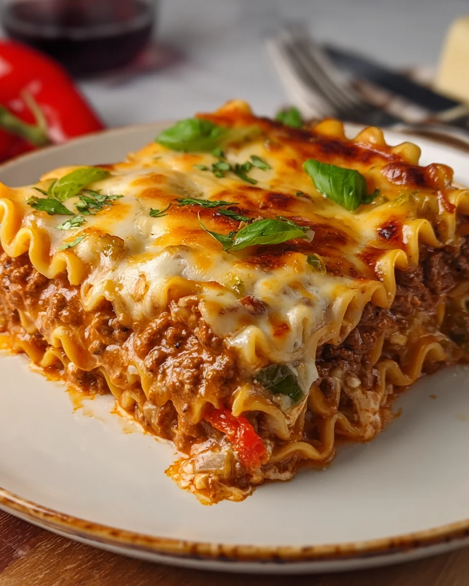 Homemade Beef Lasagna Homemade