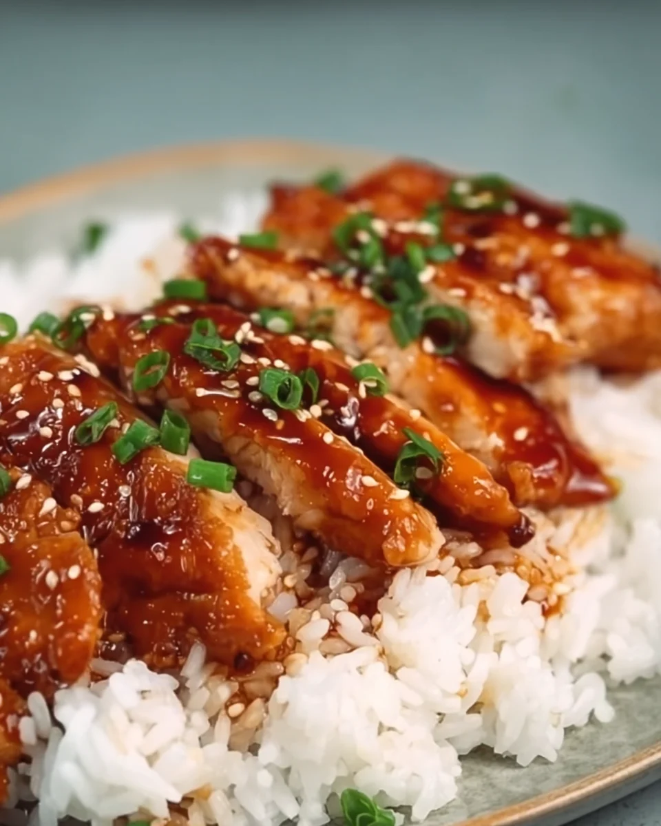 Japanese Teriyaki Chicken and Rice Japanese