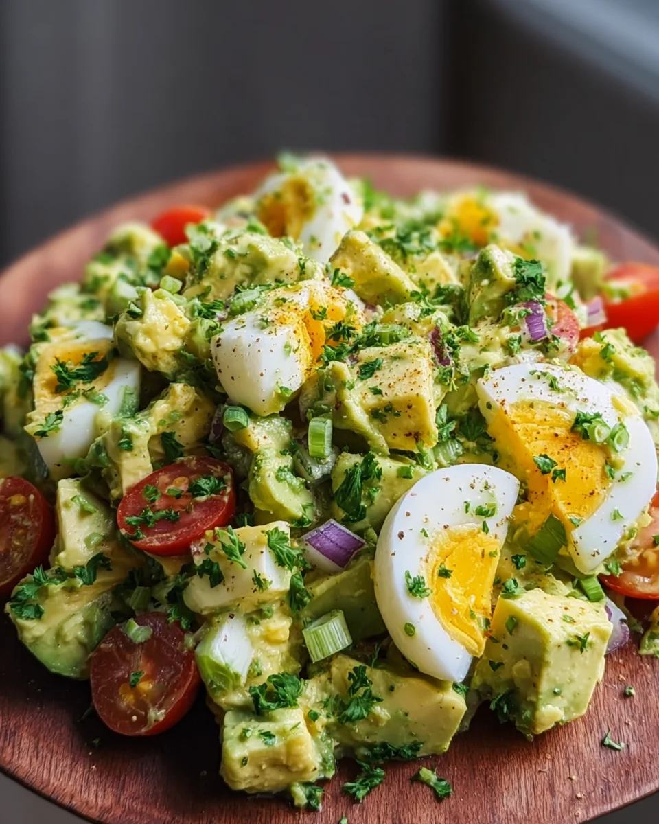 Keto Avocado Egg Salad Keto