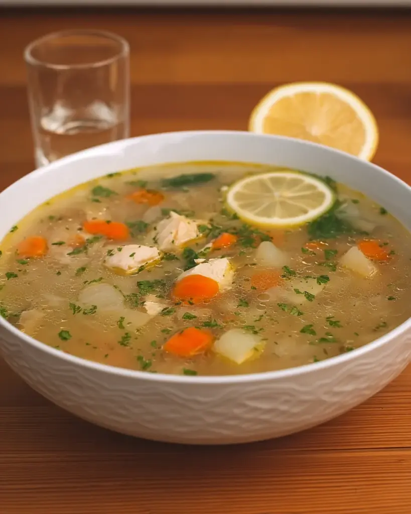 Lemon Chicken Soup
