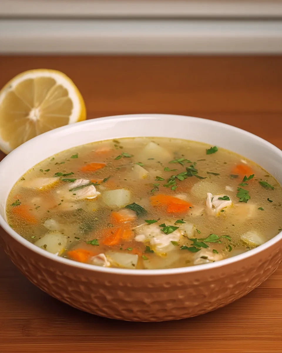 Lemon Chicken Soup Lemon