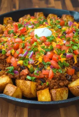 Loaded Taco Potato Bowls