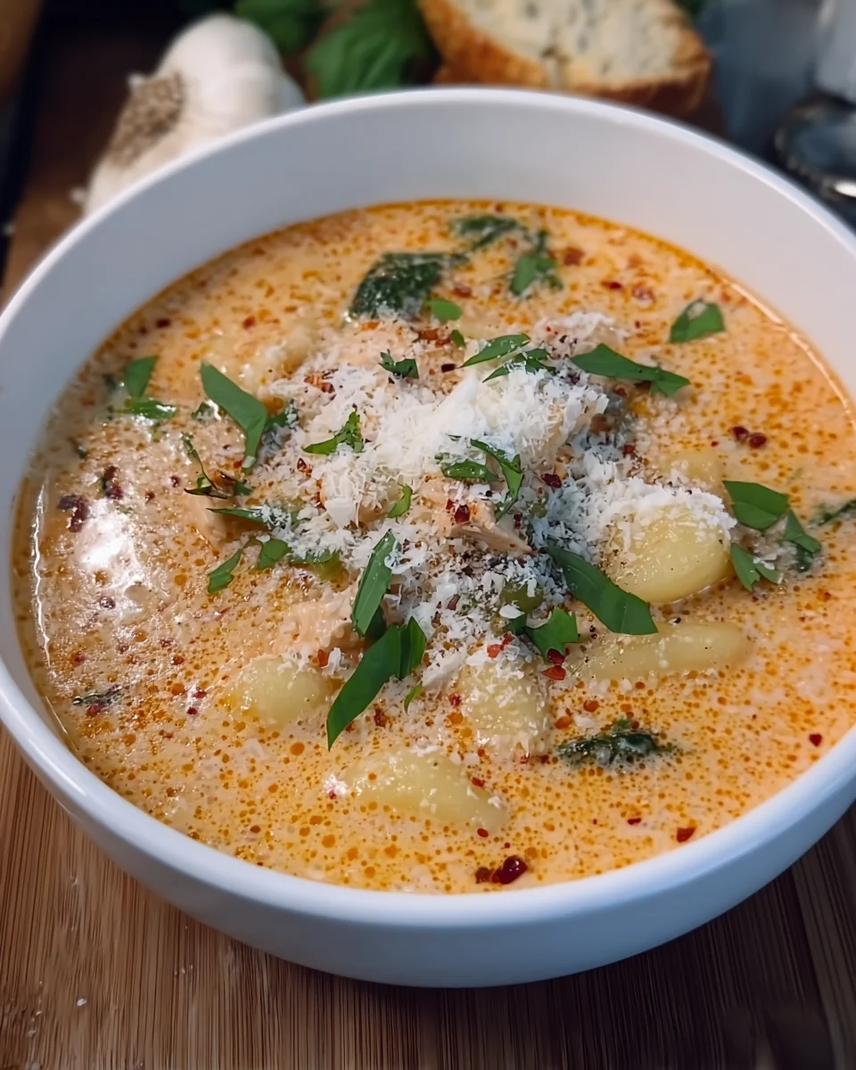 Marry Me Chicken Gnocchi Soup