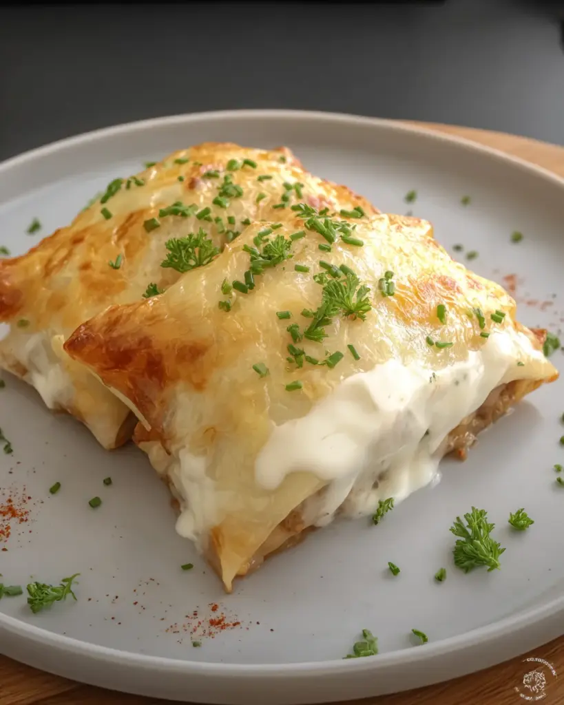 Minced Meat Crepe Pockets