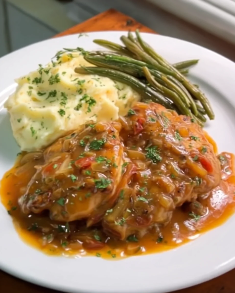 Nostalgic Southern Smothered Chicken Nostalgic